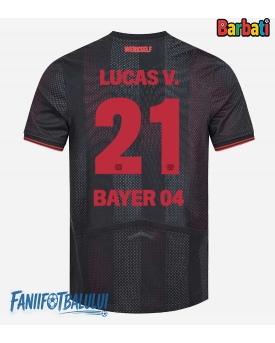 Bayer Leverkusen Lucas Vazquez #21 Tricou Fotbal Replică 2025-26 Barbati Acasa